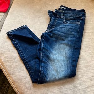 Distressed jeans